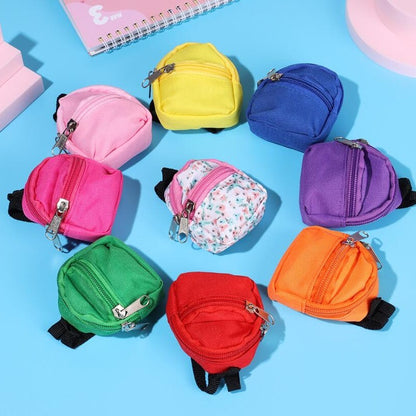 For LABUBU 11.81inch Doll 1/6 BJD Doll Mini Bag Backpack Mini Doll Bag Doll House Decoration Toy Accessories For Gifts Halloween, Christmas Gift NovaCart
