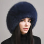 🧢 Women’s Winter Genuine Leather Ethnic Style Ear Protection Hat FitiqueFit