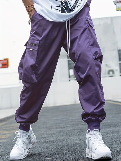 Men’s Multi‑Pocket Drawstring Cargo Pants FitiqueFit