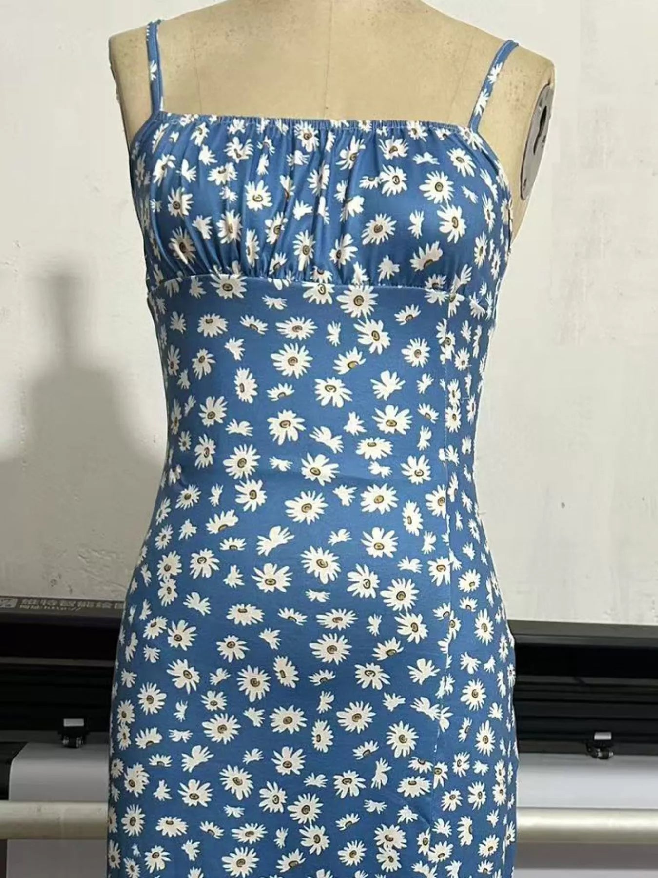 Slit Spaghetti Strap Midi Dress New Era Fashion LLc