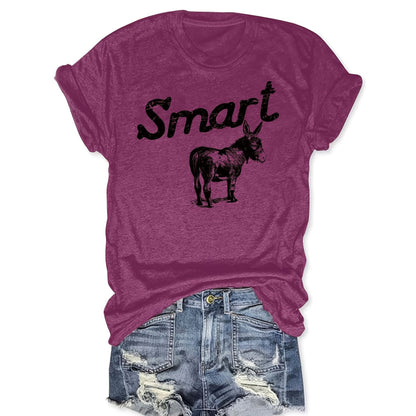 Women's Round Neck Short Sleeve T-Shirt - Casual Summer Top FitiqueFit