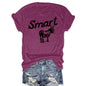 Women's Round Neck Short Sleeve T-Shirt - Casual Summer Top FitiqueFit