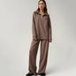 Women’s French Casual Two-Piece Suit – High-Waist Trousers Elegant Set FitiqueFit