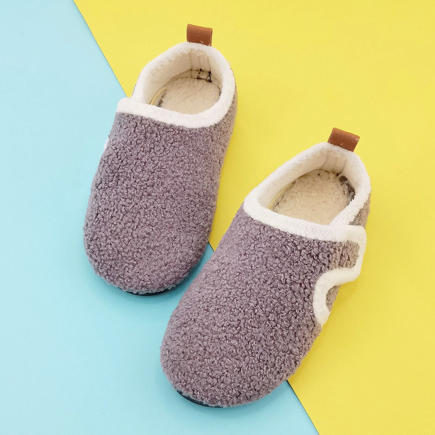 2022 New Spring Winter Cute Girl Home Shoes Thicken Soft Sole Baby Socks Shoes Toddler Warm Lightweight Floor Shoes Little Kids Fashion Faux Fur NovaCart