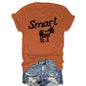 Women's Round Neck Short Sleeve T-Shirt - Casual Summer Top FitiqueFit
