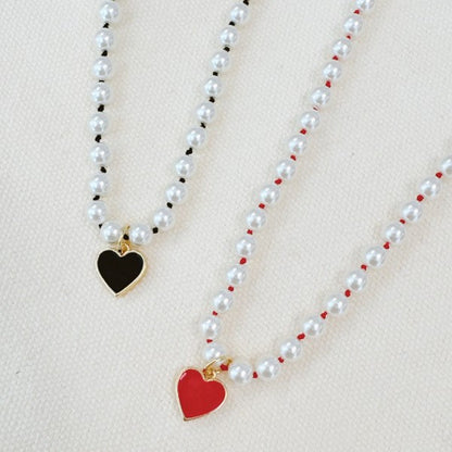 Silky Thread Heart Charm Necklace Shop Style & More | Fresh Looks, Everyday Deals & Free Shipping