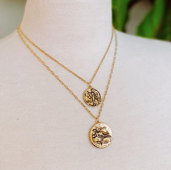Ancient Myth Layered Coin Necklace Shop Style & More | Fresh Looks, Everyday Deals & Free Shipping