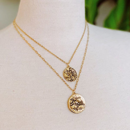 Ancient Myth Layered Coin Necklace Shop Style & More | Fresh Looks, Everyday Deals & Free Shipping