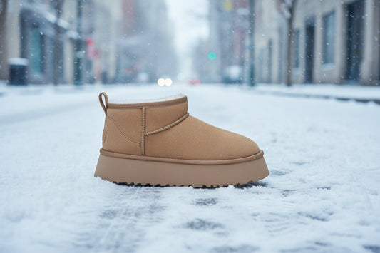 Women’s Muffin Thick Sole Snow Boots – Warm Outdoor Winter Boots FitiqueFit