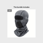 Breathable & Warm Motorcycle Riding Neck Gaiter • Adjustable Ear Loops • Full Face Coverage for Winter, Skiing, And Street Bikes • Skiing Accessory • Sleek Design • Flexible Fit NovaCart