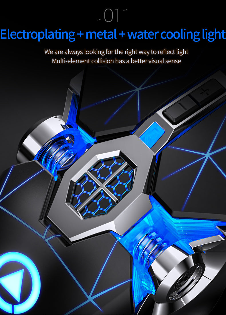 Silvery Carved Wired Mouse for E-Sports Gaming, Silent and Sound Chicken-Eating Mouse Macro for Desktops and Laptops NovaCart