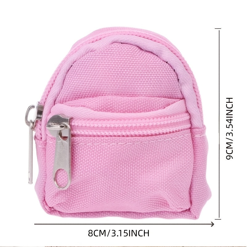 For LABUBU 11.81inch Doll 1/6 BJD Doll Mini Bag Backpack Mini Doll Bag Doll House Decoration Toy Accessories For Gifts Halloween, Christmas Gift NovaCart