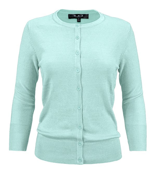 Crewneck Button Down Knit Cardigan Sweater Shop Style & More | Fresh Looks, Everyday Deals & Free Shipping