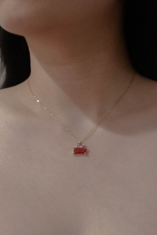 Precious Pink Stone Necklace Shop Style & More | Fresh Looks, Everyday Deals & Free Shipping