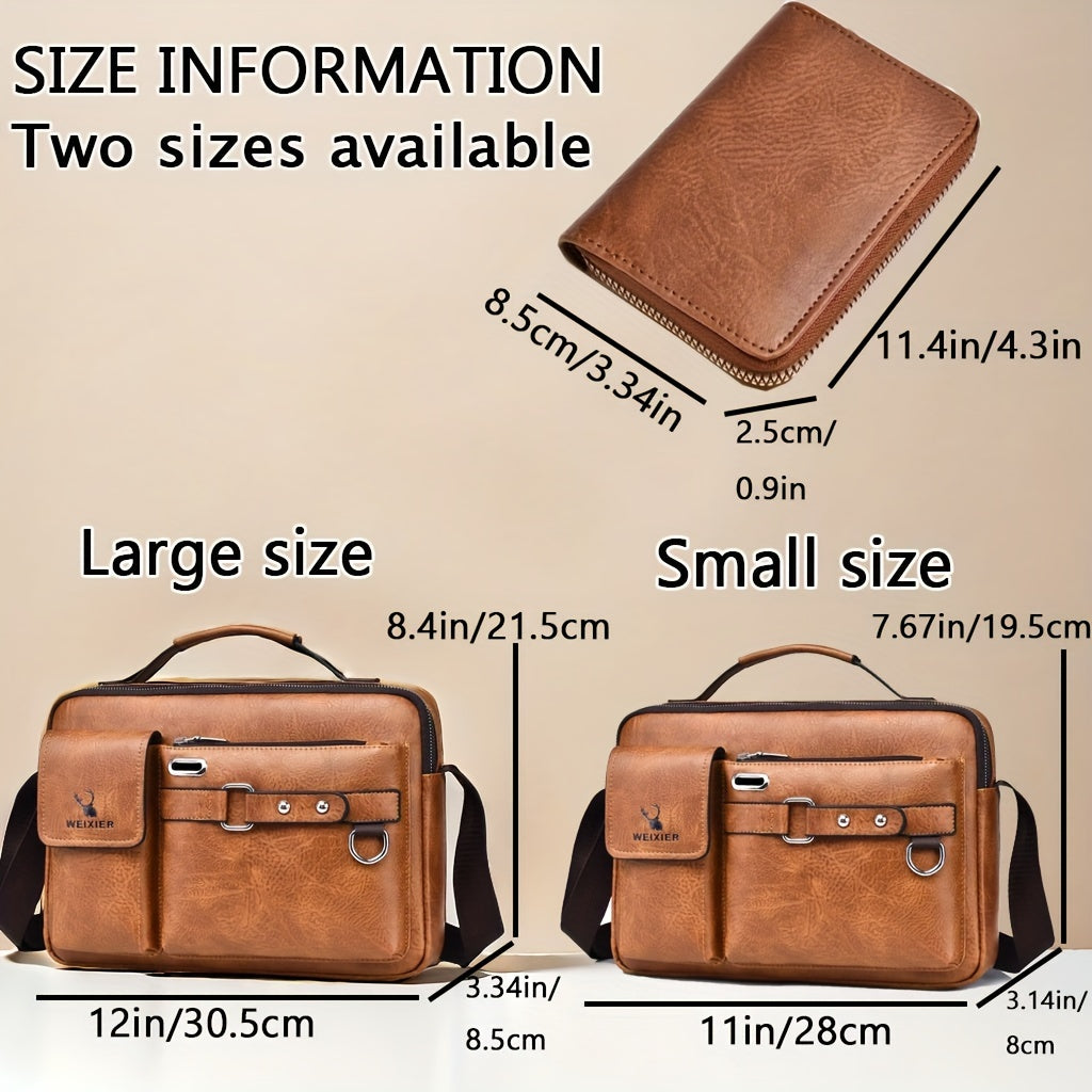 Men's Single-Shoulder Bag, Crossbody Bag, Business Messenger Bag, Shoulder Bag, Handbag, Casual Bag for Men NovaCart
