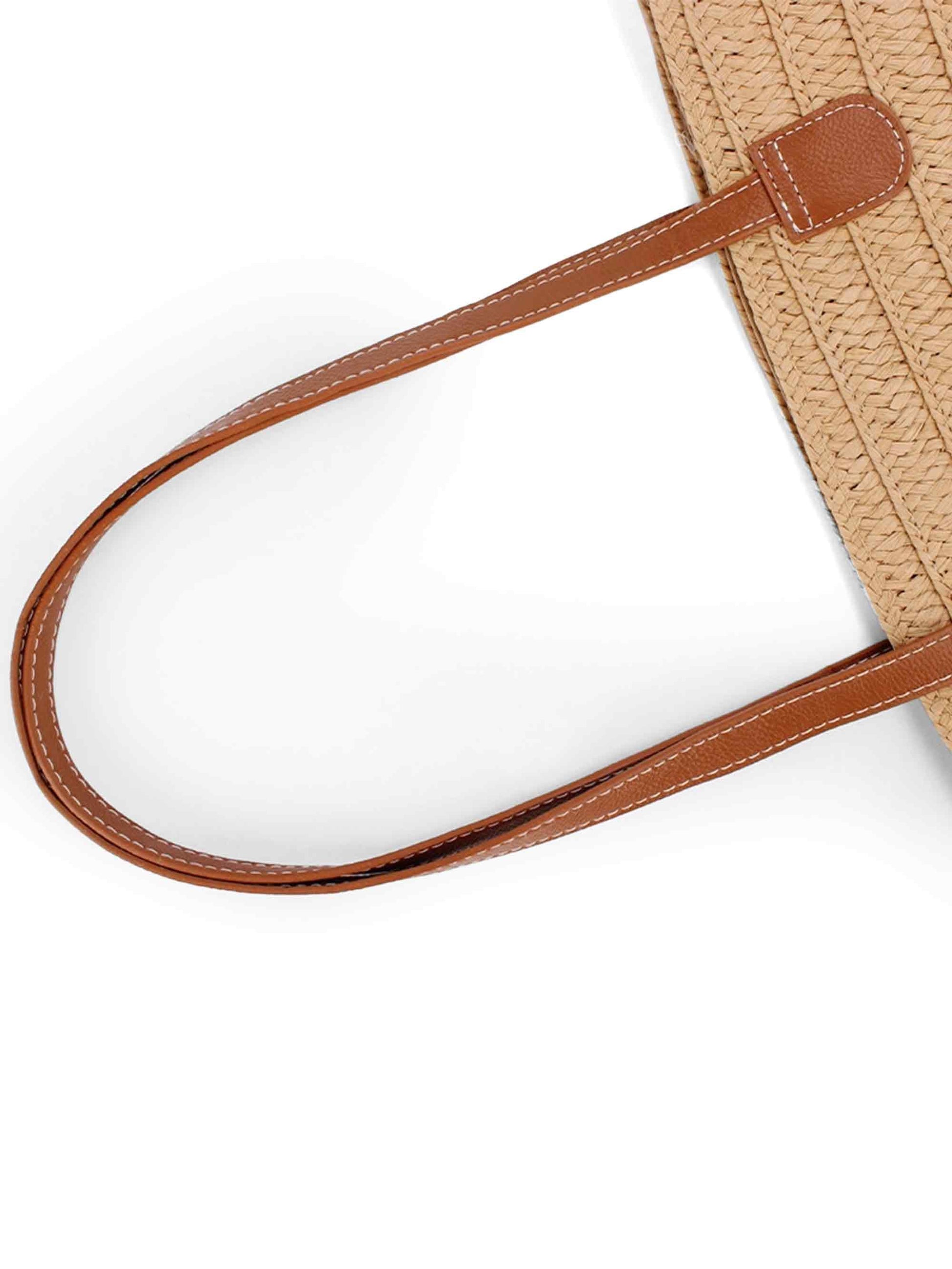 Flat Strap Trapezoid Tote LINTICO