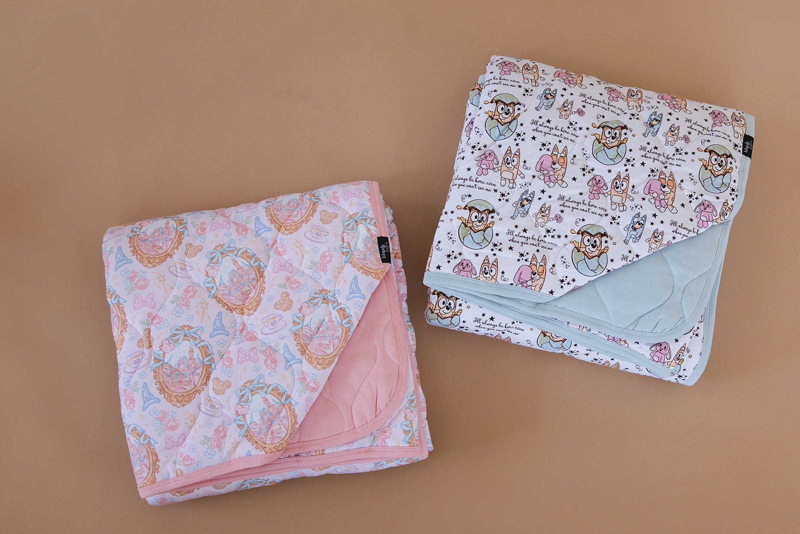 When You Wish - Quilted Blanket Blush Lotus