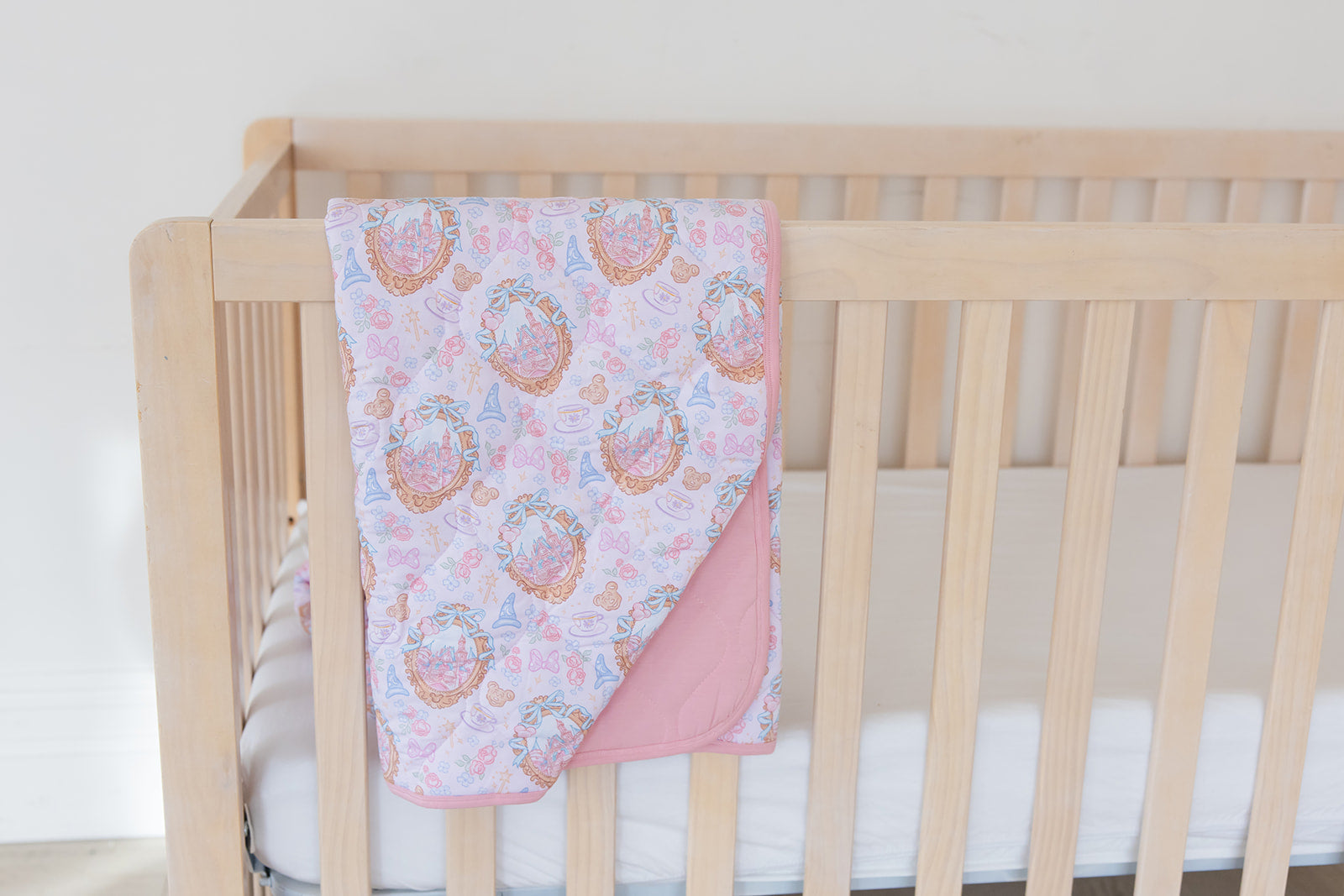When You Wish - Quilted Blanket Blush Lotus