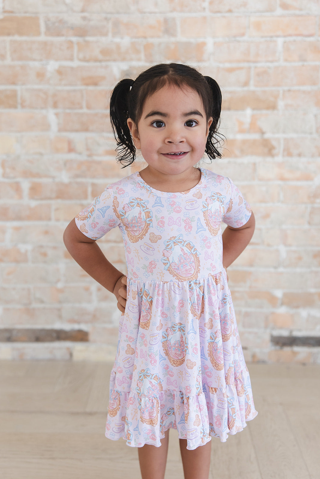 When You Wish - Ruffle Dress Blush Lotus