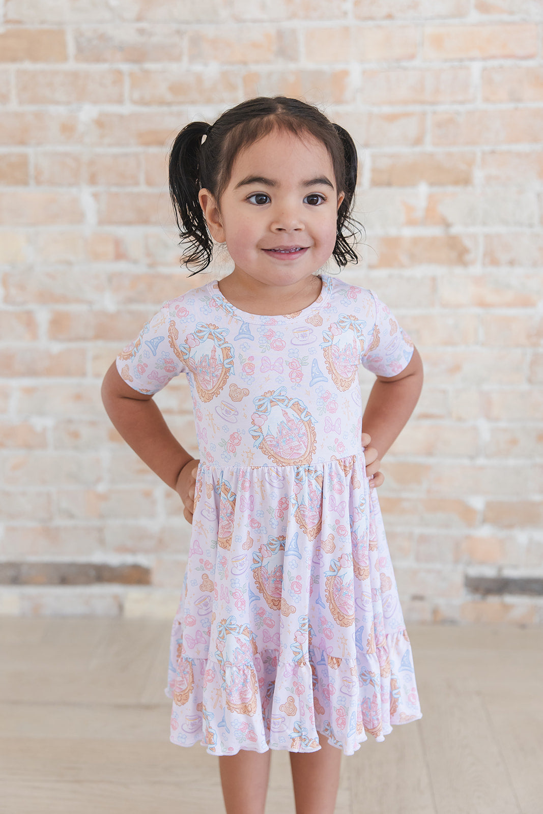When You Wish - Ruffle Dress Blush Lotus