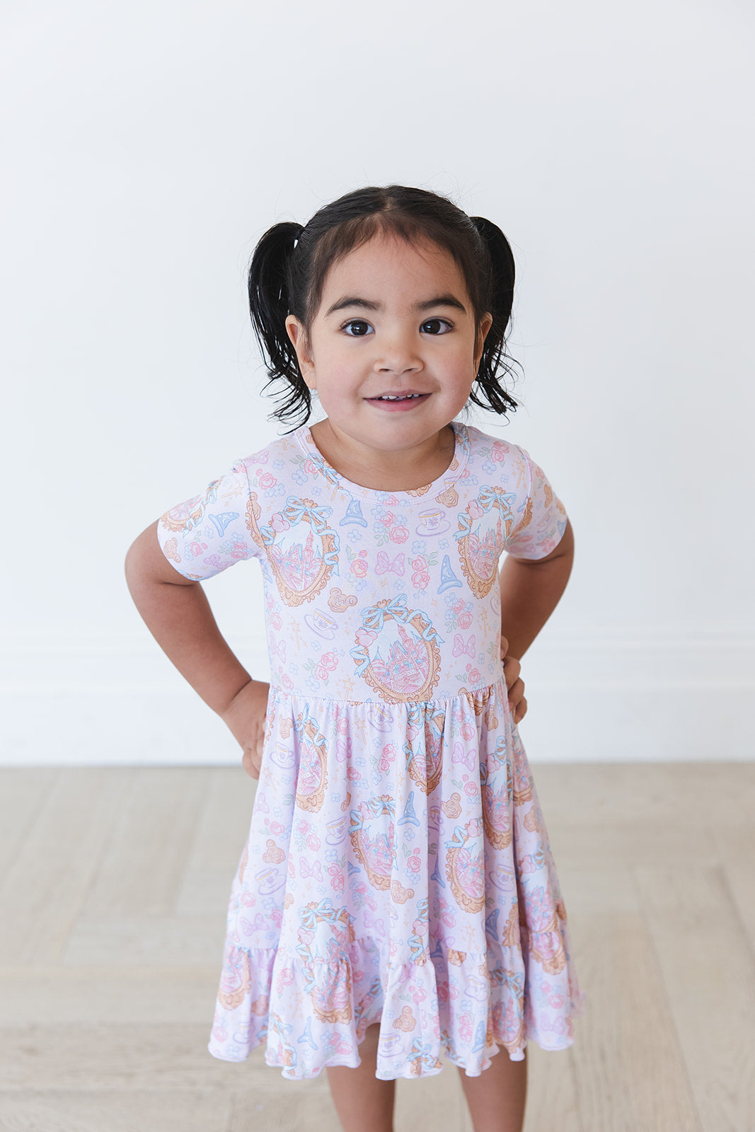 When You Wish - Ruffle Dress Blush Lotus