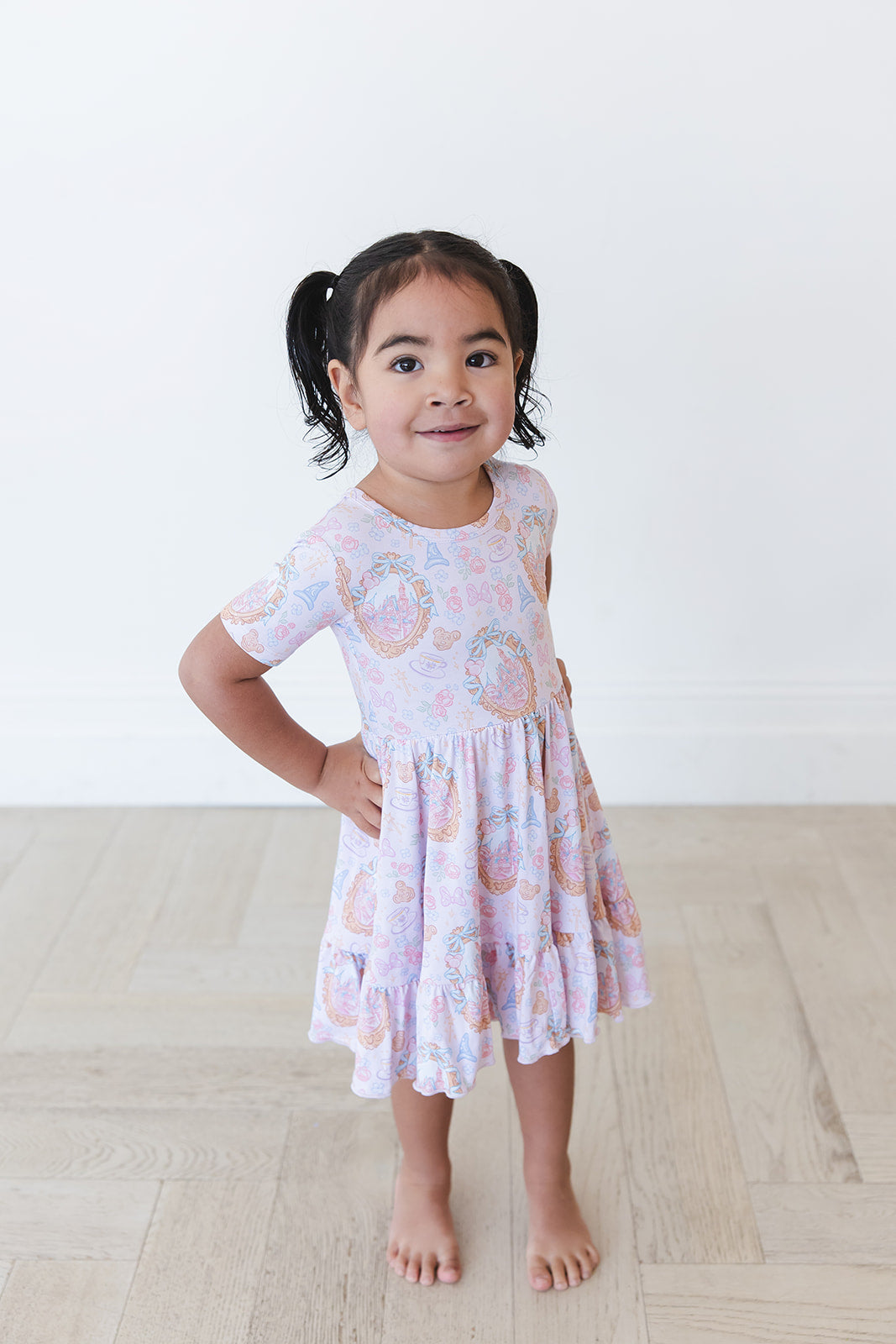 When You Wish - Ruffle Dress Blush Lotus