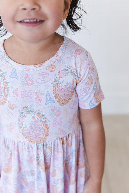 When You Wish - Ruffle Dress Blush Lotus