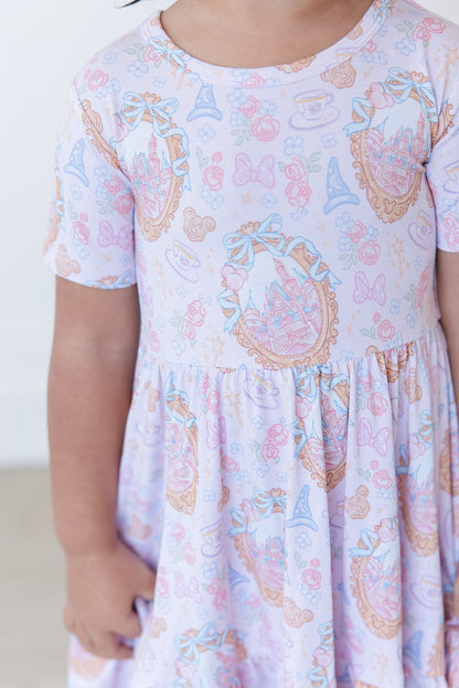 When You Wish - Ruffle Dress Blush Lotus
