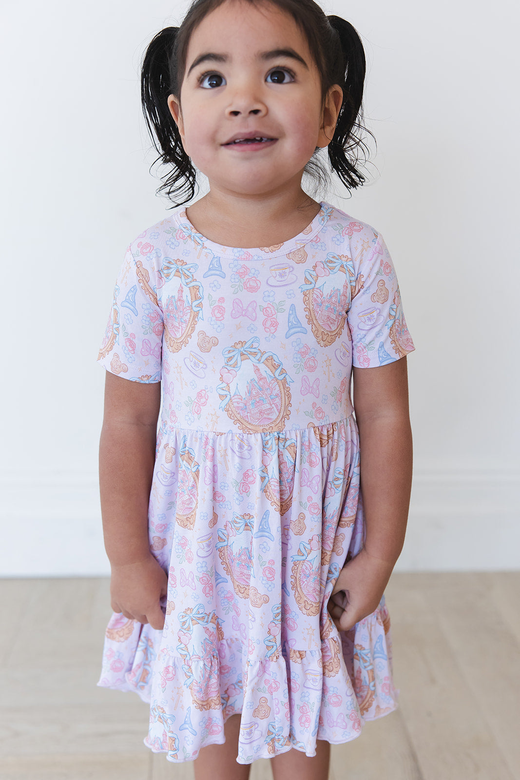 When You Wish - Ruffle Dress Blush Lotus