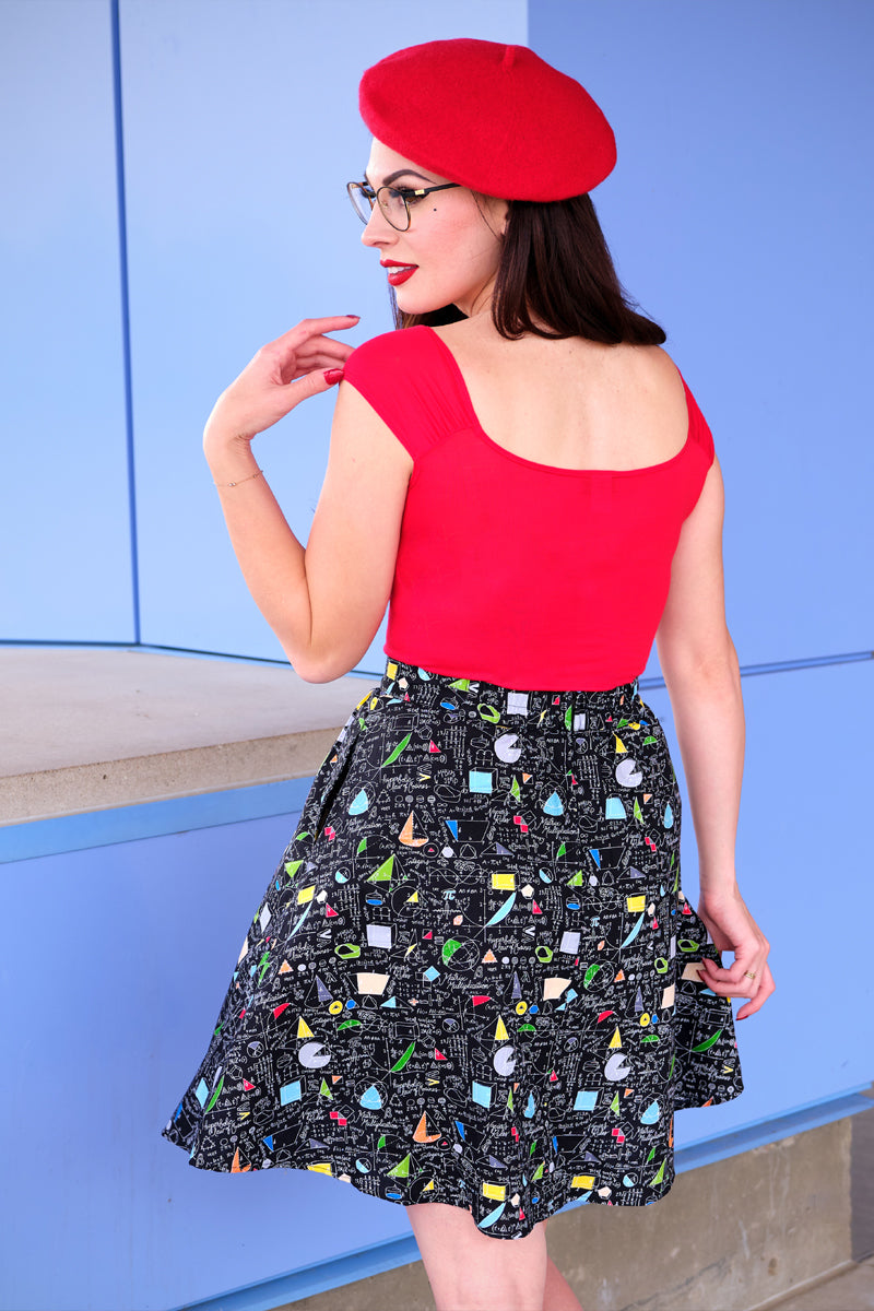 Isabel Top in Red Retrolicious