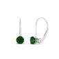 1 Carat Round Diamond Lever Back Earrings Fascinating Diamonds