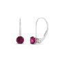1 Carat Round Diamond Lever Back Earrings Fascinating Diamonds