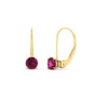 1 Carat Round Diamond Lever Back Earrings Fascinating Diamonds