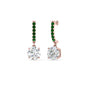 1 Carat Solitaire Diamond Drop Earrings Fascinating Diamonds