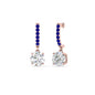 1 Carat Solitaire Diamond Drop Earrings Fascinating Diamonds