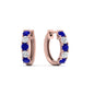 1 Carat Sparkle Five Stone Hoop Earrings Fascinating Diamonds