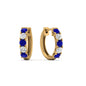 1 Carat Sparkle Five Stone Hoop Earrings Fascinating Diamonds