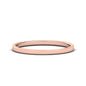 Unisex Classic Flat Cigar Band Fascinating Diamonds