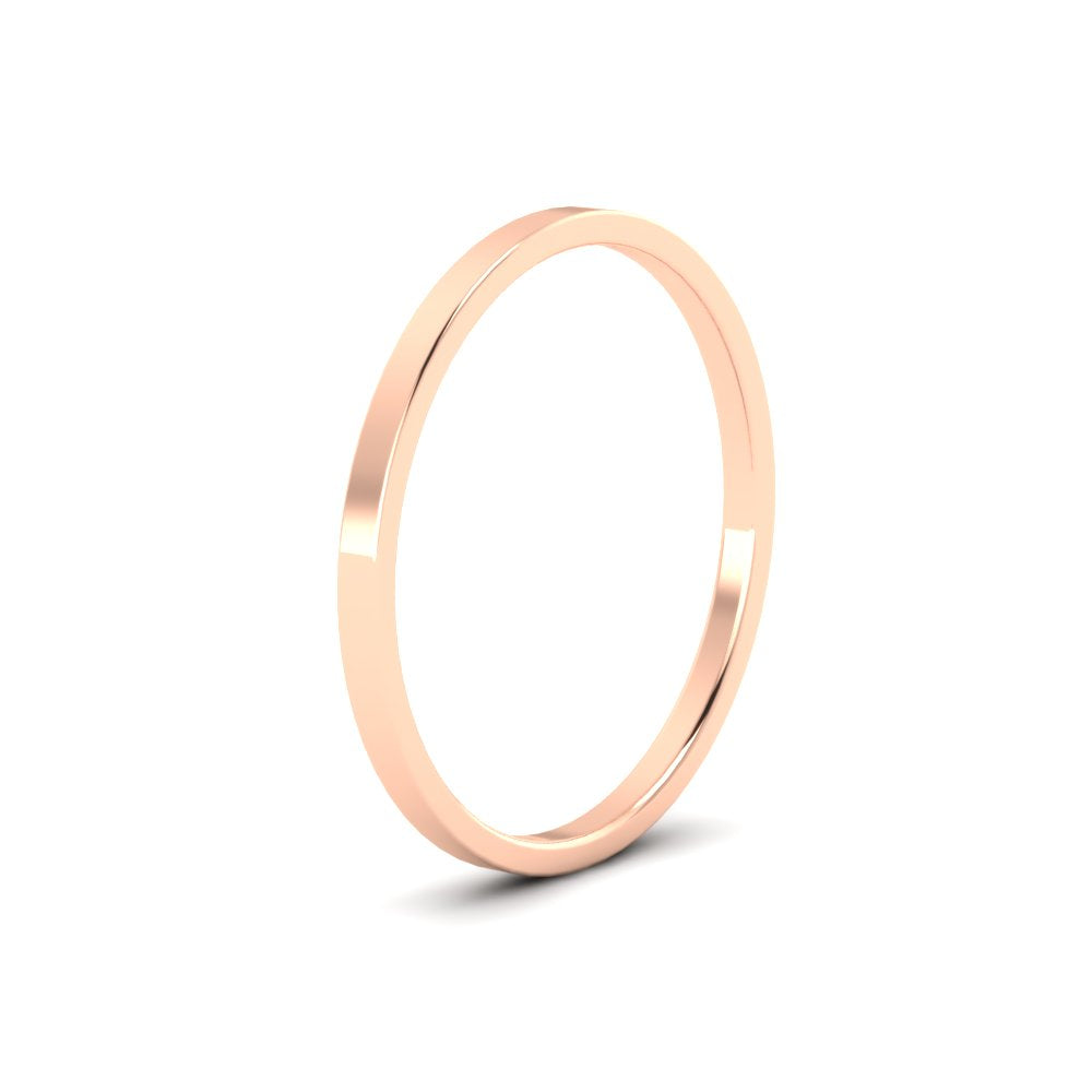 Unisex Classic Flat Cigar Band Fascinating Diamonds