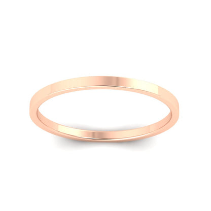 Unisex Classic Flat Cigar Band Fascinating Diamonds