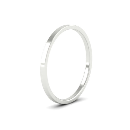 Unisex Classic Flat Cigar Band Fascinating Diamonds