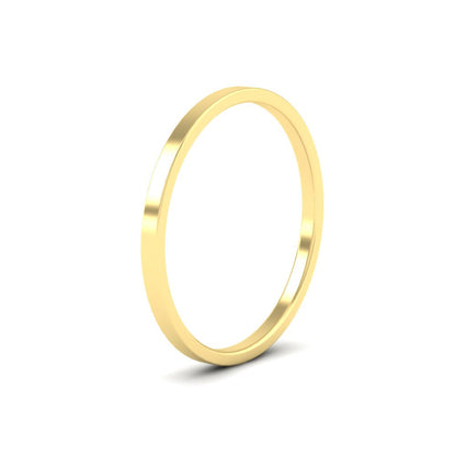 Unisex Classic Flat Cigar Band Fascinating Diamonds