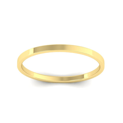Unisex Classic Flat Cigar Band Fascinating Diamonds