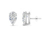Diamond Pear Cut 3 Prong Earring Fascinating Diamonds