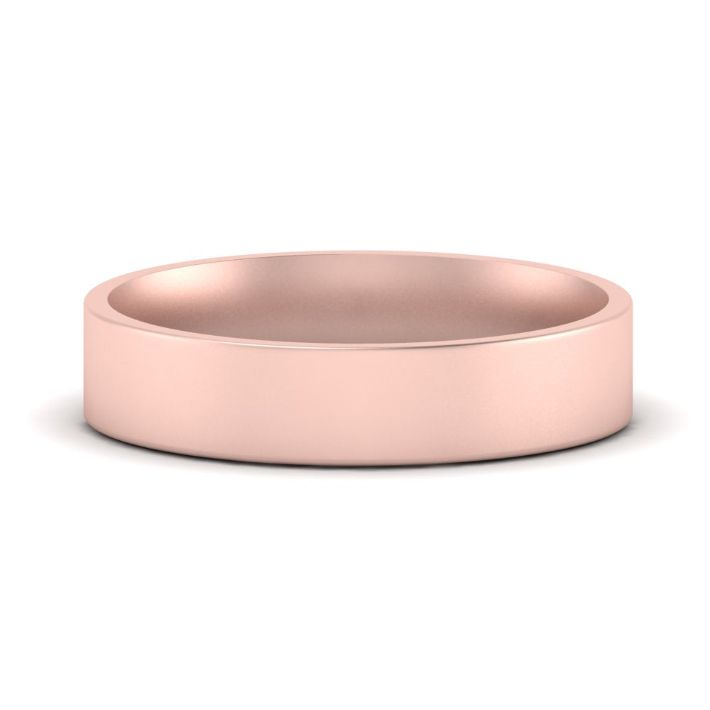 Light Weight Flat Mens Wedding Band Fascinating Diamonds