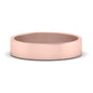 5 mm Flat Gold Wedding Band Fascinating Diamonds