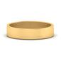 5 mm Flat Gold Wedding Band Fascinating Diamonds