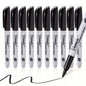 10-Pieces: Black Permanent Markers Fine Tip