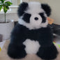 10" Seated Alpaca Panda Bear Purely Alpaca