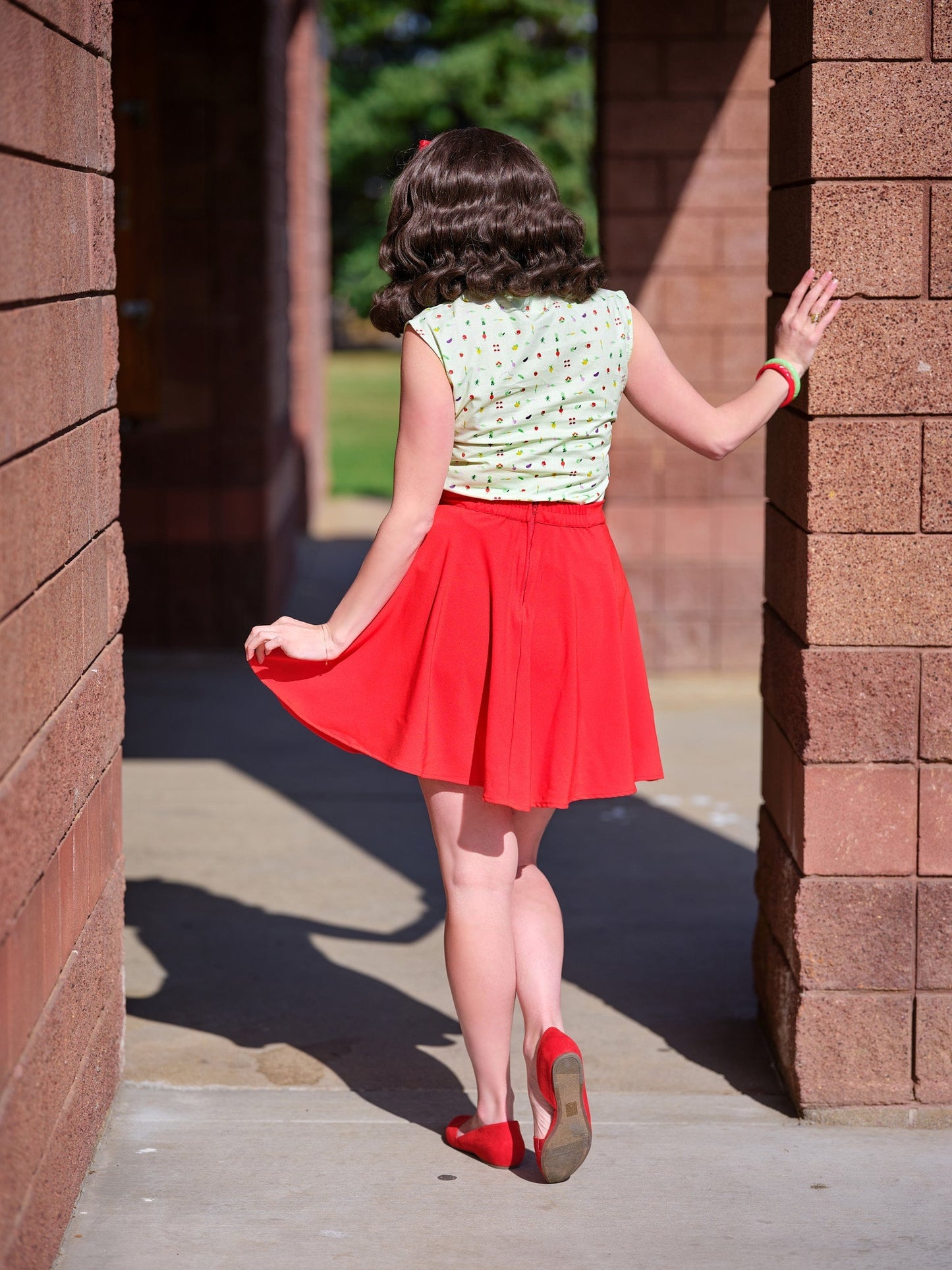 Tomato Skater Skirt Retrolicious